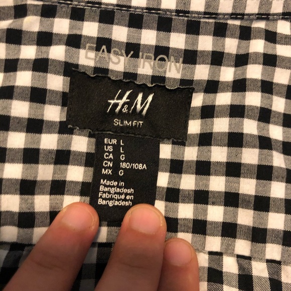 H&M Men’s Large Long Sleeve Shirt. - Picture 2 of 3